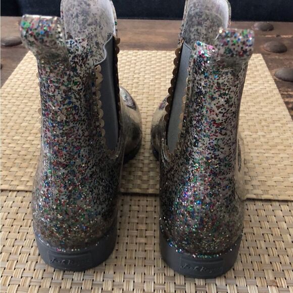 Jack Rogers Sallie Sparkle Ankle Rain Boots Size 8 - Picture 6 of 10